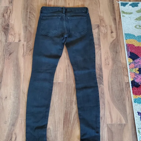 MOTHER The Looker jeans 26 black - Picture 1 of 4
